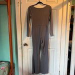 Universal Threads NWT Universal Thread Women’s Ribbed Long Sleeve Jumpsuit Slate Gray Size Large Photo 8
