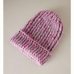 Anthropologie By  Pink Pearl Beanie Hat Photo 2