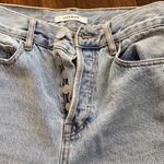 PacSun 25  High Rise Straight Light Wash Button Fly Jeans Photo 1