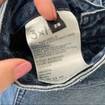 3x1 higher ground distressed boyfriend straight leg crop jeans raw hem size 28 Photo 9