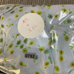 Wild Fable Mini Skirt - Light Blue with Green Floral Photo 6