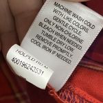 a glow a:glow Medium maternity top plaid flannel red purple soft roll-up sleeves vneck Photo 11