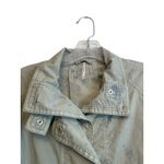 Free People  Ripstop Parachute Bomber Jacket Green Tie Dye‎ Women Size XS Grunge Photo 4