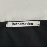 Reformation Black High Leg Cut High Wiasted Bikini Bottoms Photo 3