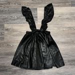 Black Ruffled Pinafore Skirt Size 8 Photo 5