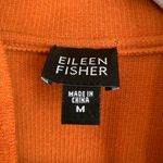 Eileen Fisher Orange Blazer Lambswool Cotton Cardigan Women Size M Winter Photo 2