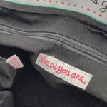 Be As You Glorious Shoes Embroidered Pink Tote Bag Photo 1