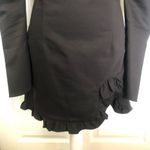 NWT Black NAIA Rhia Cotton Puffy Sleeve Mini Dress Size L Size L Photo 3
