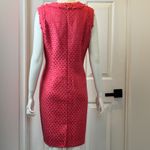 Karl Lagerfeld Karl Laggerfield Paris Tweed Midi Formal Front Pockets Party Pink Dress S 14 F7 Photo 1