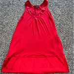 EXPRESS women's Red Trimmed in silk pocket sleeveless Mini Dress size XS Photo 0