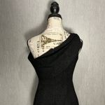 Kay Unger  Elegant Black One-Shoulder Dress Size 4 Photo 8
