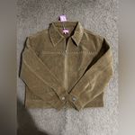 Edikted Faux Suede Studded Collar Jacket Photo 2