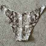 Aerie snake skin super high cut cheekiest bikini bottom XXL Photo 0