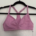 frankie's bikinis NWT Active Billie Bralette in Baby Pink Small Photo 0
