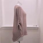 Belle France Lace Back Sweater in Blush Pink, Size L EXCELLENT! Retail $138 Pink Size L Photo 4