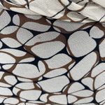 Vintage Y2k Silk Mini Dress Faux Wrap Surplice Fit & Flare Abstract Print Gray 4 Photo 6