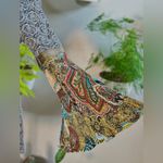 Lulumari Bohemian Patterned Romper with Flared Sleeves Photo 3