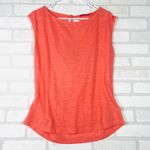 prAna Women's Sleeveless Tank Top Coral Open Back Casual Blouse Size M Photo 0