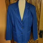 Vintage 70s polyester denim vibes blazer Blue Size L Photo 4