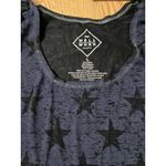 B95 Women’s Patriotic American Flag 🇺🇸 Tank semi Sheer Swimsuit Cover Up OS Blue Size L Photo 3