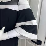 Cartise Draped Sleeve Cold Shoulder Dress, Size 6. B13 Black Photo 5