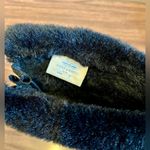 Khombu  Black Suede and Knit Faux Fur Winter Boots, Size 7 Photo 4