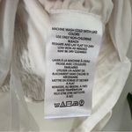 Anthropologie White tie wrap Smocked back crop Top adjustable spaghetti straps M Photo 9