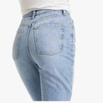 Lovers + Friends NWT Reece Ripped High Waist Straight Leg Jeans Photo 1