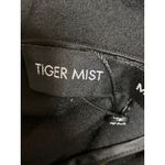 Tiger Mist Women's Black Sleeveless V-neck Button Crop Tuxedo Blazer Vest Top M Photo 3