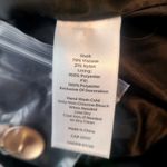 Talbots Black Velvet Quilted Collarless Jacket Gold Button Accents 1X Holiday Photo 6