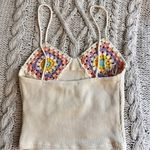 ZARA  Crochet‎ Crop Tank Top XS-S NWT Photo 5