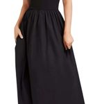 MARCELLA NYC Black Tally Maxi Sundress Built In Bra EUC Size Small Photo 0