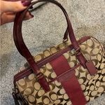 Coach  Signature Stripe Purse Photo 2