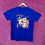 Naruto Sasuke Blue Anime Tshirt size Extra Large  Photo 0