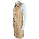 by Stacy London Sleeveless Regular Trench with Adjustable Belt Kacki X Photo 7