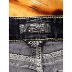 Silver Jeans  Women W29 Blue Cropped‎ Capri Mckenzie Crop Thick Stitch Western Photo 4