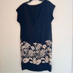 Rickie Freeman For Teri Jon Sz 4 100% Silk Animal Print Lightweight Lined Dress Black Photo 1