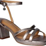 J. Renee Klarson Women’s Ankle Strap Sandals Size 10M Gold Metallic Block Heel Photo 6