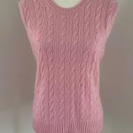 Lilly Pulitzer Pink Cashmere Sleeveless Sweater sz M Photo 0