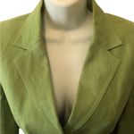 Talbots VTG 100% Irish Linen 2 Button Blazer Jacket Sz. 10P Lined Shoulder Pads Photo 3