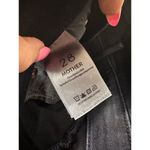 MOTHER Dazzler Ankle Fray Jeans Holding Hands Dark Wash Size 28 Black Photo 6