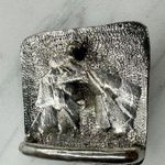 Faux Turquoise Studded Silver Tone Belt Buckle Photo 1