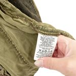 Anthropologie Hei Hei Green Lace Anorak Army Jacket Sz S Photo 4