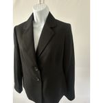 Two Kasper Blazer Women's Polyester Blazers, Gray and Black, Sz: 6 (b42) Photo 3