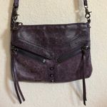 Botkier  plum purple crossbody bag  with zippers and‎ studs Photo 3