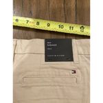 Tommy Hilfiger  Womens Khaki Chino Hollywood Slim Shorts 5" Flat Front Sz 6 NWT Photo 6