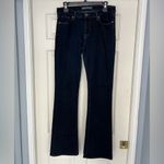 J Brand J. Brand Janey Dark Wash Flare‎ Leg Blue Jeans in Metropol Photo 2