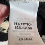 J.Jill Cardigan‎ Floral Cotton Nylon Blend Size Small Career Office Wear Work Black Photo 2