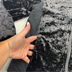 XCVI  Puffa Jacket Women's Black Velvet Jacket Pockets‎ Size Medium Full Zip Photo 9