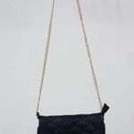 New York & Co. Black Quilted Crossbody Purse Zipper Chain Detail Photo 0